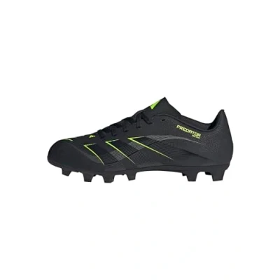 Bild av adidas Performance Predator CLUB Fotbollsskor fasta dobbar, Storlek: 48, Core black/carbon/lucid lemon Konstmaterial
