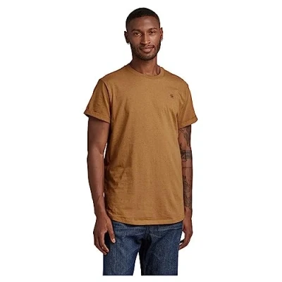 Bild av G STAR RAW Herr Lash t shirt, Flerfärgad (Chipmunk Htr D16396 d288 d875), XS, XS