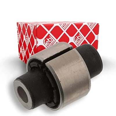 Bild av FEBI BILSTEIN 45859 Silent Bloc De Triangle Essieu arrière gauche, droit, intérieur caoutchouc fendu Support métal