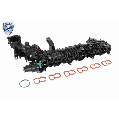 Bild av VAICO V20 4954 Collecteur d&#039;Admission avec élément d&#039;ajustage, support de tuyau, joints vis/boulons BMW: 5 Berline, X3, GT