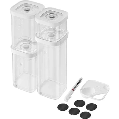 Bild av Zwilling CUBE, S/6 st/set transparent vit CUBE Grey Line