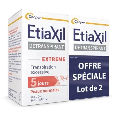 Bild av Etiaxil Desperspirant behandling för överdriven svettning set med 2 x 15 ml