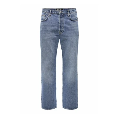 Bild av Only &amp; Sons Löst sittande jeans, Storlek: 34x30, Medium blue denim