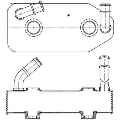Bild av MAHLE ORIGINAL CLC 178 000S Radiateur d&#039;huile de boite vitesse automatique AUDI: A3 3/5 portes