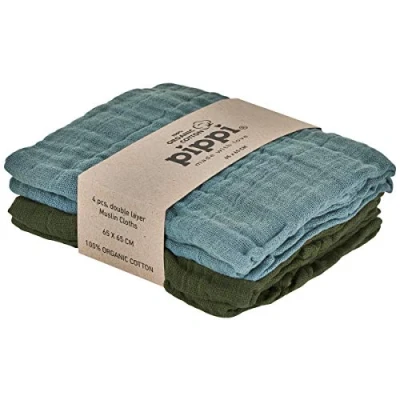 Bild av Pippi Muslinfilt 4 pack, Lead