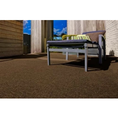 Bild av andiamo Konstgräsmatta Field med lugg konstgräs utomhus för användning som balkong golvbeläggning eller utomhusmatta väderbeständig och kan skäras till 67 x 100 cm, brun