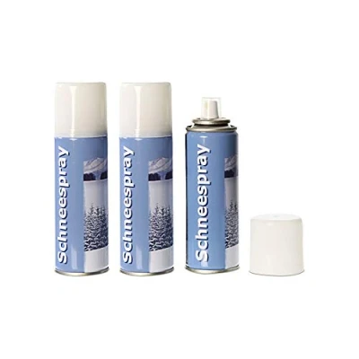 Bild av Cepewa Snöspray i set om 3 st 111 ml dekorativ snö strö sprayburk konstgjord jul (1 x med snöspray)