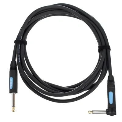 Bild av CORDIAL kabel gitarr Jack 3 m höger/vinklad INSTRUMENT Essentials