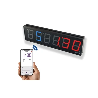 Bild av GymNext Flex Timer Fitness Digital Clock Home Edition kontroll via mobil applikation Bluetooth