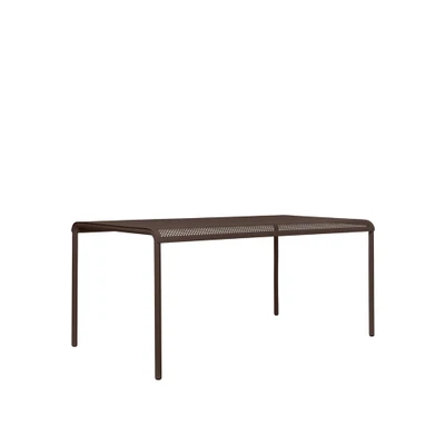 Bild av Ferm Living Dapple Dining Table Trädgårdsbord 160 x 90 Dark Chocolate W160 D90 H74 CM