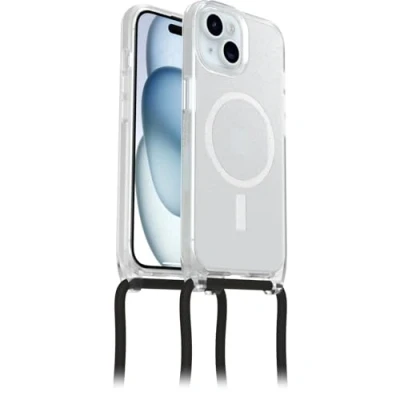 Bild av OtterBox React Necklace MagSafe Apple iPhone 15 Stardust clear