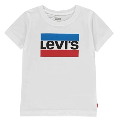 Bild av Levi&#039;s Pojkar Lvb sportkläder logotyp t shirt, Vit, 5 år