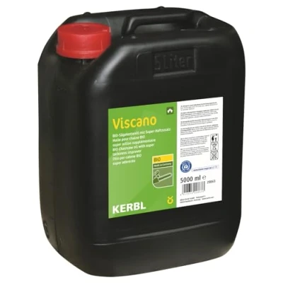 Bild av KERBL Ekologisk sågkedjeolja Viscano (innehåller 5 liter, miljövänlig, för smörjning av motorsågar, olja biologiskt nedbrytbar) 29863
