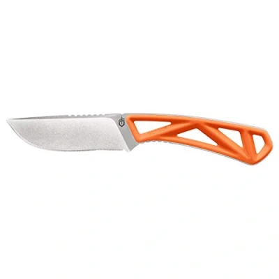 Bild av Gerber utomhuskniv med hölster, bladlängd: 9,6 cm, exo mod fast drop point, bladmaterial: 7Cr17MoV, orange, 30 001797