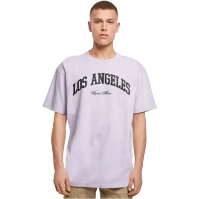 Bild av Upscale by Mister Tee L A College Tshirt med print, Storlek: 3XL, Lilac