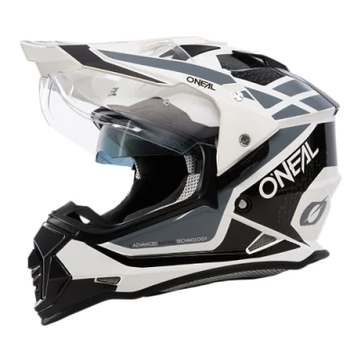Bild av O&#039;NEAL Enduro Helm Sierra R, Weiß Schwarz Grau, S, 0818 0