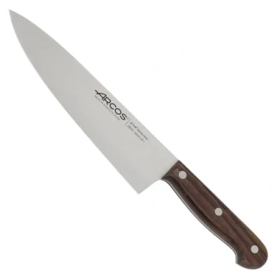 Bild av Arcos serie Atlantico kockkniv blad nitrum rostfritt stål 200 mm handtag rosenträ färg brun