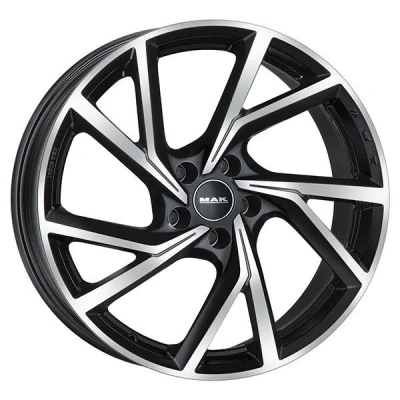 Bild av MAK Kassel Black Polished 7.5x18 5/112 ET50 B57.1