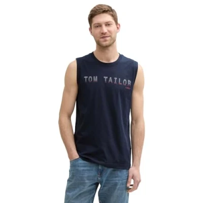 Bild av TOM Tailor TANK IM 2ERPACK Linne, Storlek: Medium, Sky captain blue