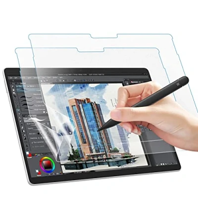 Bild av MoKo 2 Pack Paper Screen Protector for Microsoft Surface Pro 11 2024, 10 / 9 8 X 13 Inch, Anti Glare Scratch Writable PET Film, Compatible with Pen, Matte