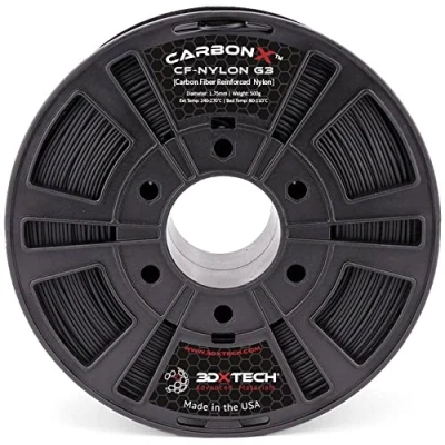 Bild av 3D Xtech ASA3010750BK0 CarbonX CF ASA skrivare Filament UV beständig, korrosionsbeständig 1.75 mm 750 g Svart 1 st
