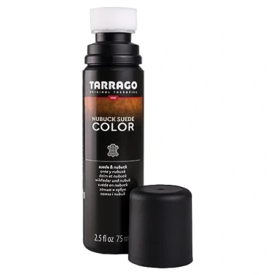 Bild av Tarrago Nubuck Suede Color 75 ml Färgförnyare för mocka och nubuckskor Markera skornas färger, ger näring skydd Med appliceringssvamp, Färg: Svart,
