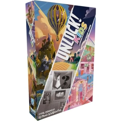 Bild av ASMODEE Space Cowboys Unlock! Kids Detektivhistoria samarbetskort/brädspel för barn från 6 år Escape spel 1 till 4 spelare 20 minuter Svensk version