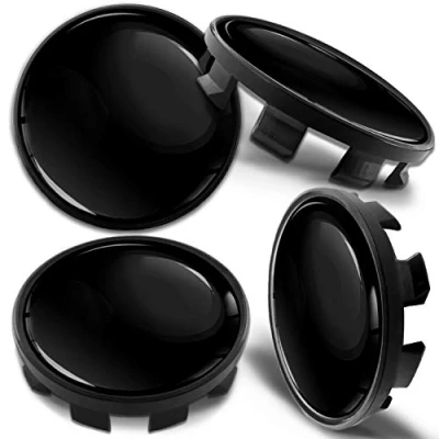 Bild av Biomar Labs 4 x 68 mm hjulcenter legering navkapslar kompatibla med BMW 36136783536 svart CB
