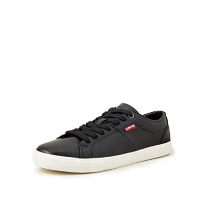 Bild av Levi&#039;s Woods W sneakers för kvinnor, Normal svart, 39 EU