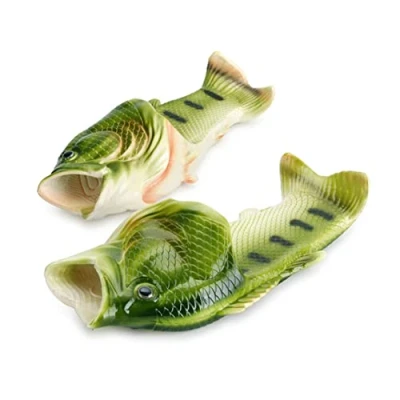 Bild av GEQ Fisksandaler, tofflor, pool , strand duschskor, gåva för sportfiskare, unisex sandaler, män, kvinnor och barn, rosa, 38/39 EU