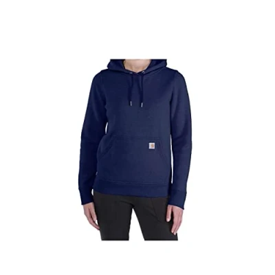 Bild av Carhartt sweatshirt med huva för kvinnor avslappnad passform, Marinblått Xsp, S