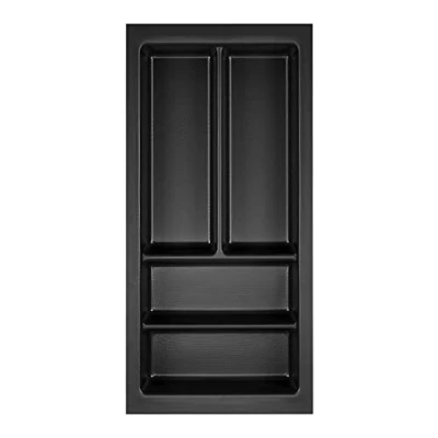 Bild av Orga Box Junker SLIM Besticklåda 225 x 476 mm lava grey med pärlstruktur för 30 cm skåp Kökslådan passar perfekt till SO lådsystem