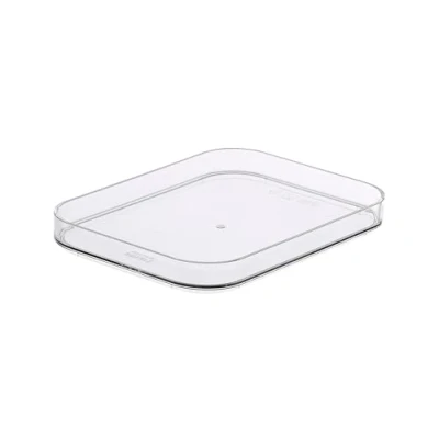 Bild av SmartStore Compact Clear S Lock Till Förvaringslåda Stilren förvaring för hemmet BPA Fri Plast Genomskinlig 19,5 x 14,5 2,5 cm Tillverkad i Finland