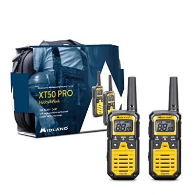 Bild av Midland XT50 Pro Case Yellow C1464.01 LPD/PMR walkie talkie Set om 2.
