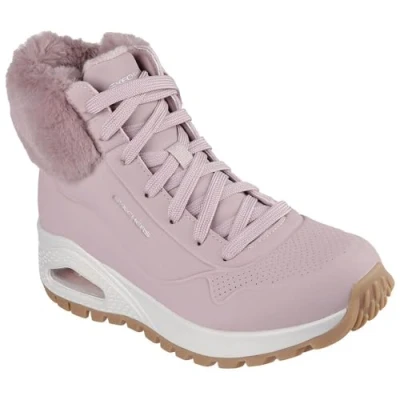 Bild av Skechers Uno Robust Fall Air ankelstövel för kvinnor, Rosa, 37.5 EU