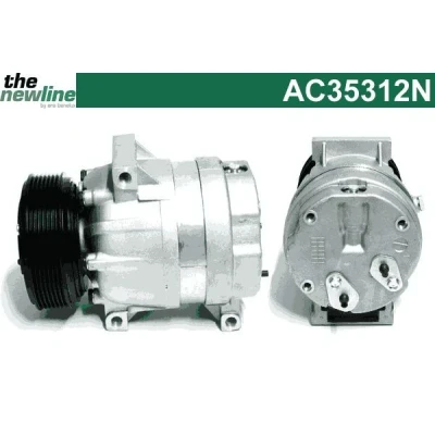 Bild av The NewLine AC35312N Compresseur De Climatisation V5 RENAULT: TRAFIC 2 Kasten, Bus, Scénic 1, OPEL: Vivaro A Combi, Van