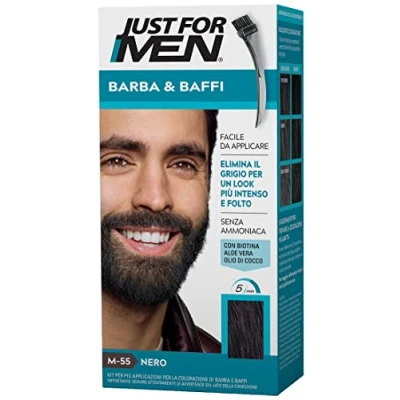 Bild av JUST FOR MEN Beard E mustaschfärg svart, 14 g