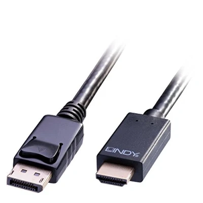 Bild av LINDY Kabel DisplayPort/HDMI 4K30 (DP: passiv) 0,5 m DP kontakt till HDMI