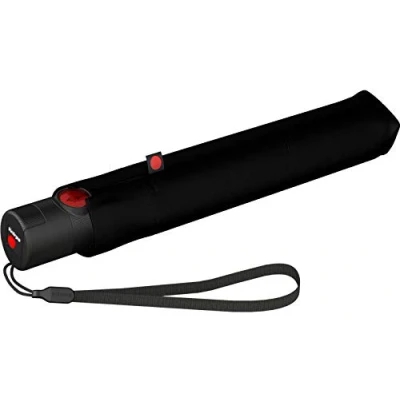 Bild av Knirps Ultra U.200 medium Duomatic fickparaply automatisk öppning och stängning stormbeständig vindtät, Noir, 26.00
