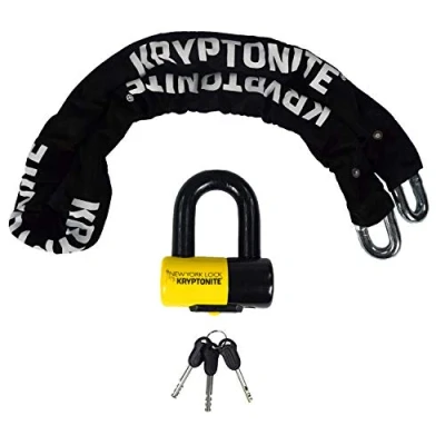 Bild av Kryptonite New York Legend 1515 Chain Lås, Svart, Gul, 150 cm