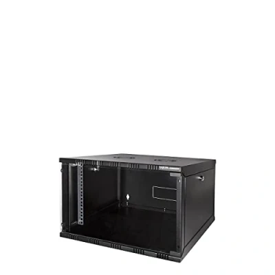 Bild av LogiLink W06A54B ECO väggskåp 6HE (560 mm djup), platt förpackning (omonterad), 48,26 cm (19 tum) svart