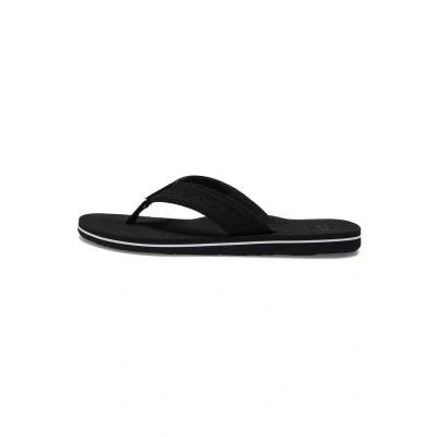 Bild av Quiksilver Molokai Layback Textured Badsandaler, Storlek: 46, black white Konstmaterial/nylon