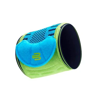 Bild av Bauerfeind, handledsbandage, Sports Wrist Strap, Unisex, 1 par handledsstöd för träning och tävling, Storlek: L/XL, Turkos, 11459471260013