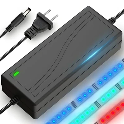 Bild av Retoo strömförsörjning LED strömadapter DC transformator 12V 5A, drivrutinsomvandlare, adapterströmförsörjning, strips laddare för remsor, RBA, maximal strömförsörjning, ström