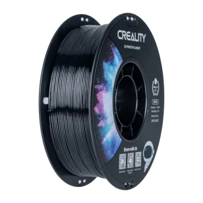 Bild av Creality TPU filament 1,75 mm, filamenttryck, hög elasticitet, mjukt självhäftande material, elastisk, 1 kg, svart