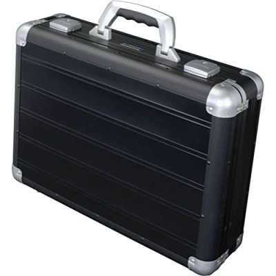 Bild av Alumaxx Attaché Venture laptopfodral, matt svart, 45,5 x 33,5 13,5 cm, Attachment Case Mattsvart, fäste fodral svart