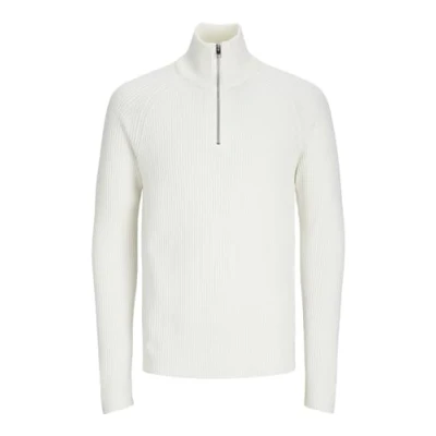 Bild av Jack &amp; Jones Jjpannel Stickad tröja, Storlek: Medium, Cloud dancer