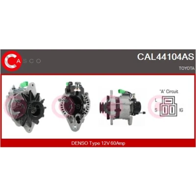 Bild av CASCO CAL44104AS Generator 12V 60A TOYOTA: Land Cruiser Prado 70 SUV