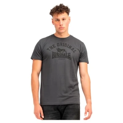 Bild av Lonsdale Normale Passform Original Tshirt med print, Storlek: Large, Anthracite black