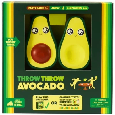 Bild av Throw Avocado by Exploding Kittens Card Games for Adults Teens &amp; Kids Fun Family A Dodgeball Game
